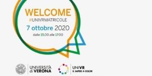 Welcome #univrmatricole 2020 - 5.10.2020